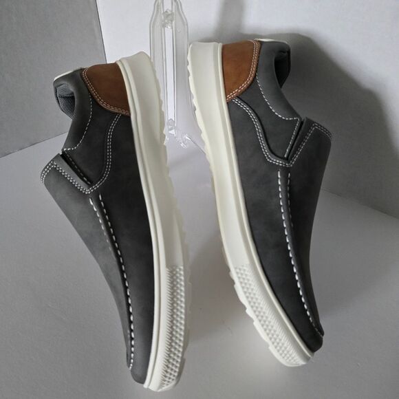 Alberto Fellini Men\'s Tony Grey Loafers Size 9 main image 5